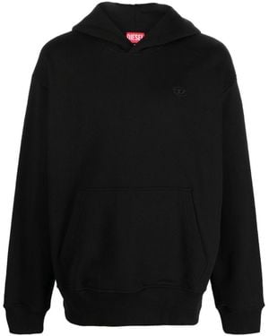 DIESEL Regular Logo Hoodie - Black