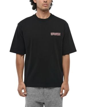 DSquared² Logo Crew Neck T-Shirt - Black