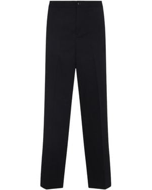 CASABLANCA Chino Cotton Trousers - Black