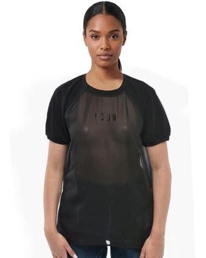 DSquared² Logo Crew Neck T-Shirt - Black