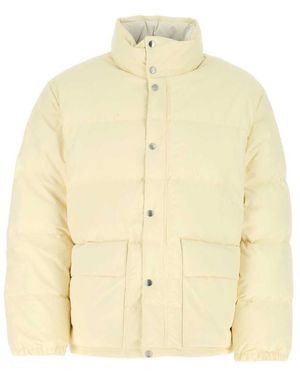 Jil Sander Cream Polyester Down Jacket - Natural