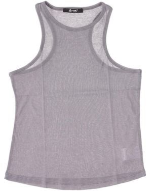 LA ROSE Scoop Neck Tank Top - Gray