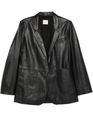 Alysi Single-Breasted Jacket - Black
