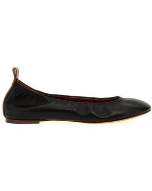 Lanvin Leather Ballet Flats - Black