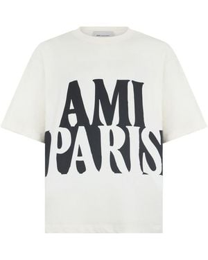 Ami Paris Oversized T-Shirt - White