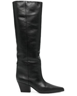 Paris Texas Knee-High Boots - Black