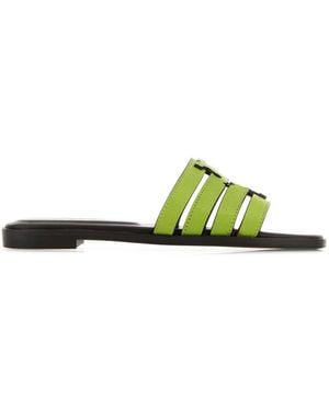 Tory Burch Slip On Sandals - Green