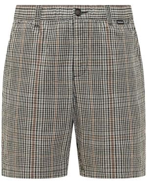Barbour Checks Shorts - Gray