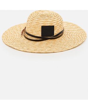 Plan C Straw Hat - Metallic