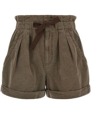 Isabel Marant Nirma Bermuda Shorts - Green