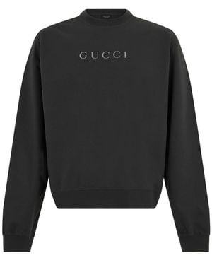 Gucci Logo Sweatshirt - Black