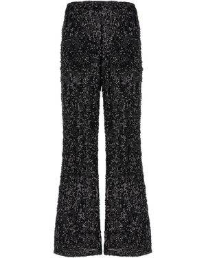 Le twins Flared Leg Pant - Black
