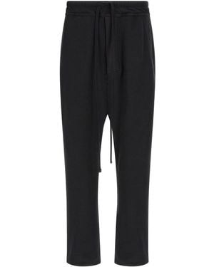 Thom Krom Relaxed Drawstring Pants - Black