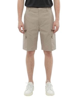 Dior Regular Solid Shorts - Natural