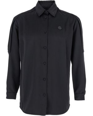 Moncler Genius Regular Solid Shirt - Blue