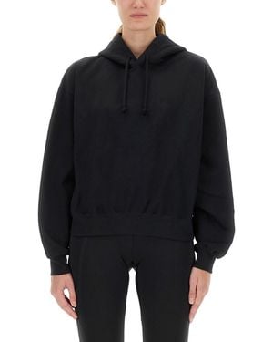 Y-3 Solid Hood Sweater - Black