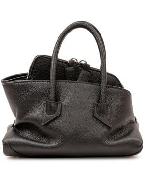 The Attico La Passeggiata Mini Satchel - Black
