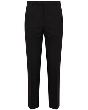 Gucci Slim Flat Front Pants - Black