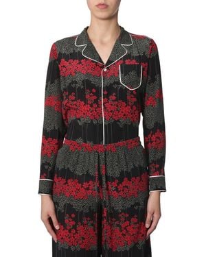 RED Valentino Regular Floral Shirt - Red