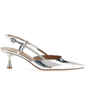 Gianvito Rossi Slingback Heels - Metallic