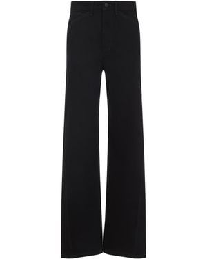 Lemaire Twisted Cotton Pants - Black