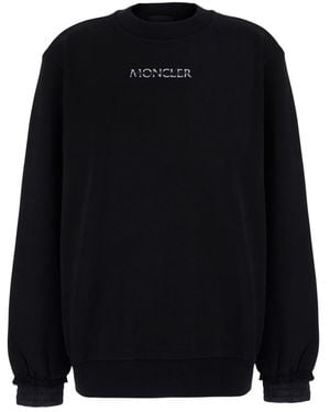 Moncler Crew Neck Sweatshirt - Black
