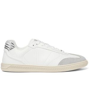 Versace Greca Court Trainers - White