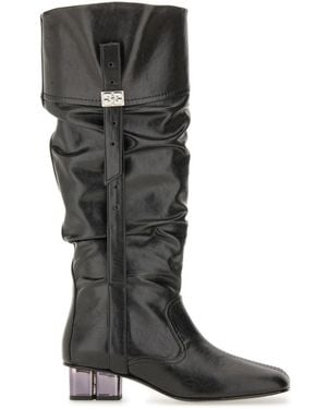 Ganni Slouchy Boots - Black