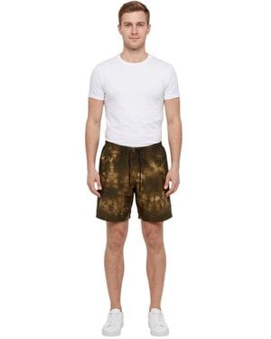Woolrich Tie-Dye Swim Shorts - Natural