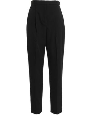 Tory Burch Wool Twill Pants - Black