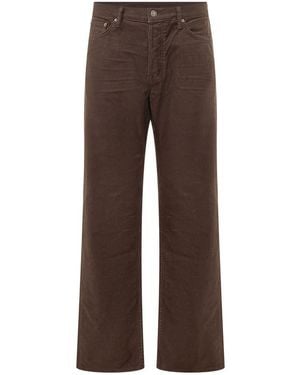 Tom Ford Solid Straight Jeans - Brown