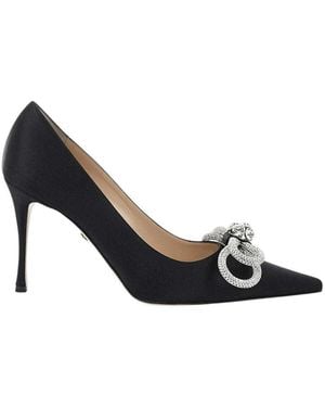Mach & Mach Embellished Maxi Bow Court Shoes - Blue