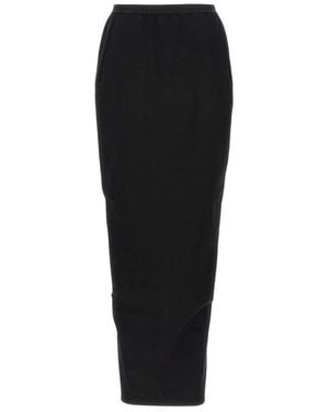 Rick Owens 'Soft Pillar Long' Skirt - Black