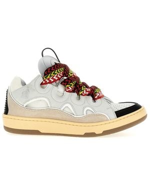 Lanvin Lace Up Sneakers - Gray