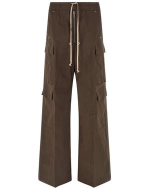 Rick Owens Relaxed Cargo Trousers - Brown