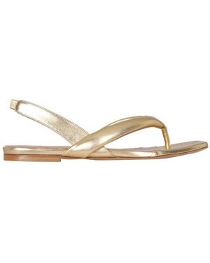 Gia Borghini Solid Bora Sandals - Metallic