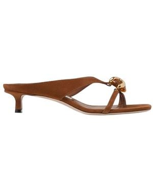 Jimmy Choo Slip-On Heels - Brown