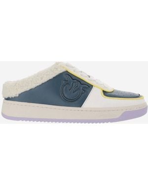 Pinko Lace Up Sneakers - Blue