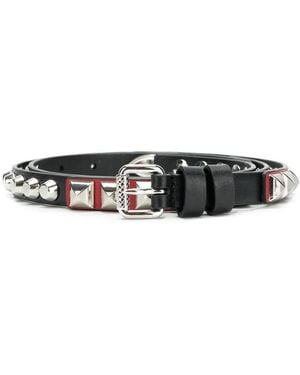Prada Studded Buckle Belt - Black
