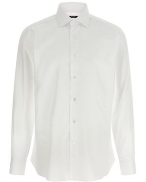 Barba Napoli Cotton Shirt - White