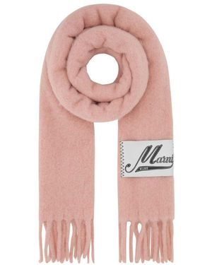 Marni Light Fringes Scarf - Pink