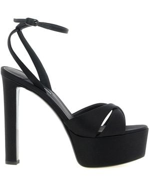 Le Silla Ankle Strap Heels - Black