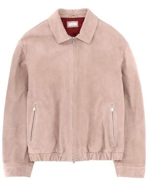 Brunello Cucinelli Shirt Collar Jackets - Pink