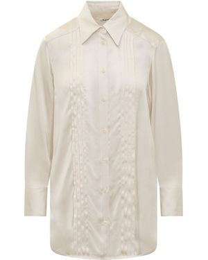 The Seafarer Slim Solid Shirt - White