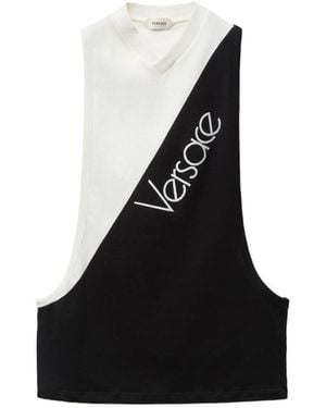 Versace Color Block Top - Black
