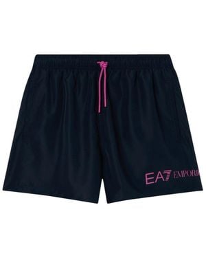 EA7 Regular Swim Shorts - Blue