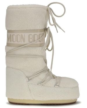 Moon Boot Logo Boots - White