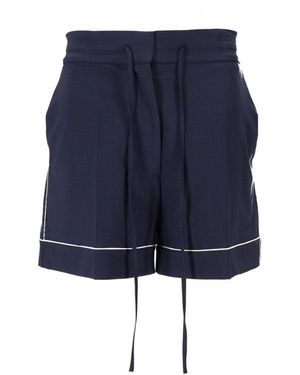 P.A.R.O.S.H. Solid Shorts - Blue