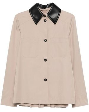 Sportmax Gabardine Jacket - Natural