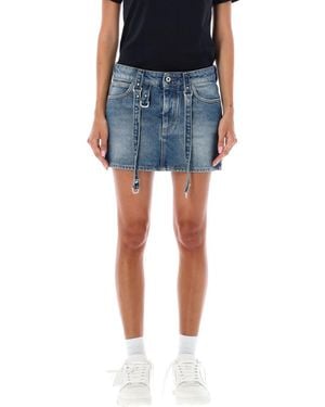 Off-White c/o Virgil Abloh Cargo Mini Skirt - Blue